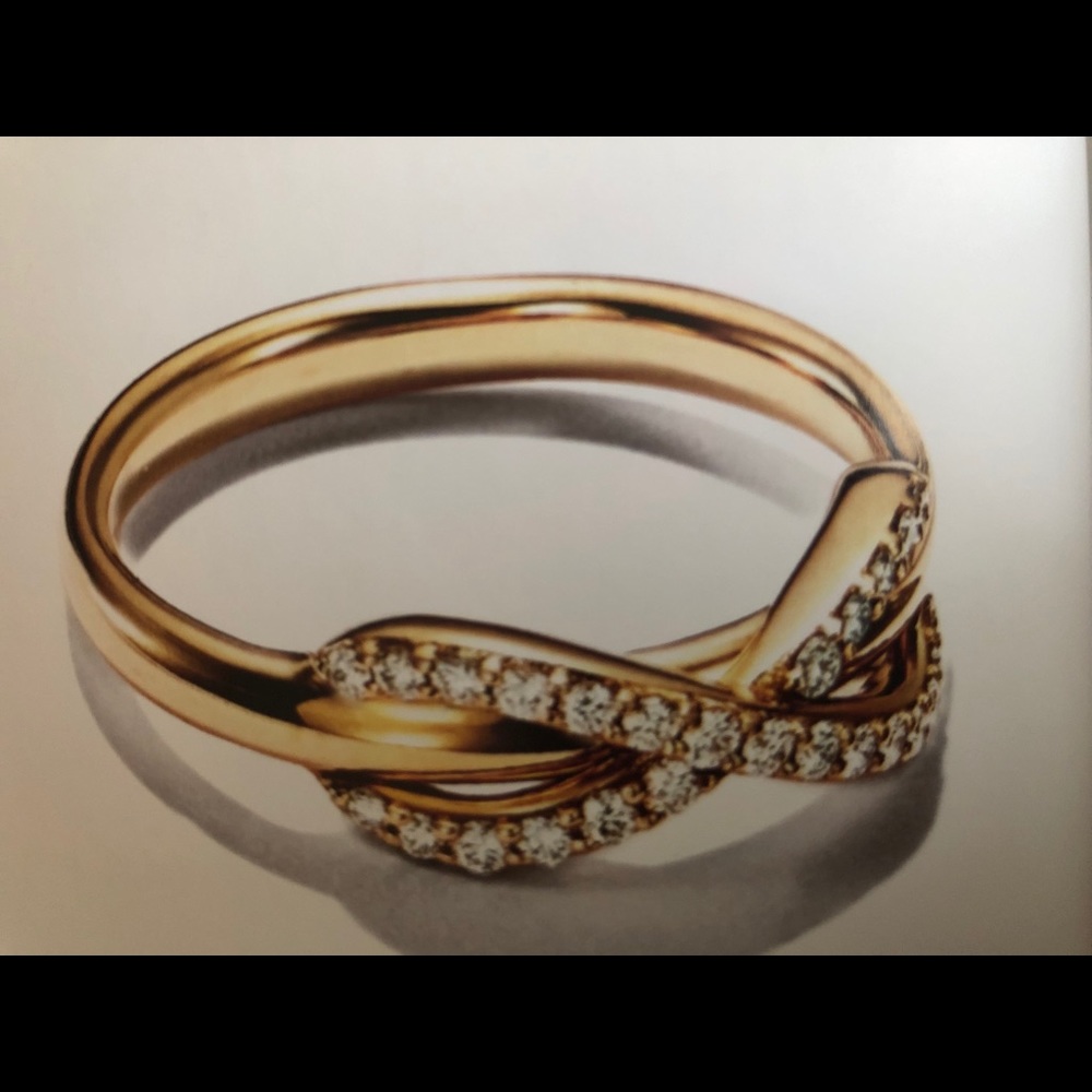 Tiffany infinity ring mint condition!